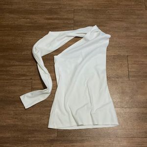 CLOSET CLEAR OUT SALE - Marcella NYC (formerly: Marcellamoda) white 1-sleeve top